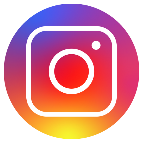 round instagram logo