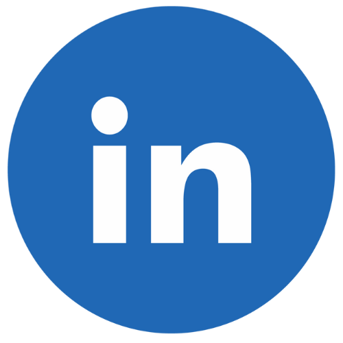 round linkedin logo